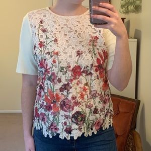 ✨ Anthropologie lace top